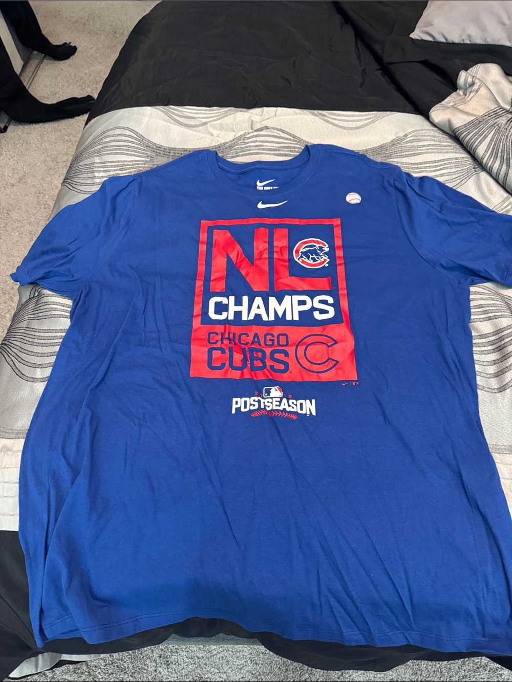 Nike Chicago Cubs Blue NL Champs Postseason T-Shirt